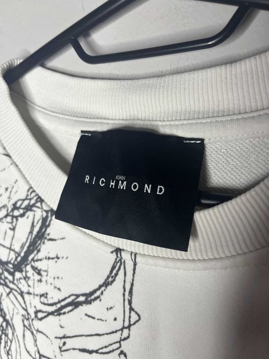 John Richmond Allover Print Sweatshirt Мъжка Блуза