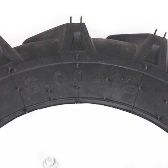 Roată completă 6.00x12, cameră, 4 șuruburi, TTG