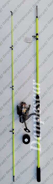 SET 4 Lansete WB fibra sticla plina 2,10m +4 Mulinete FL EFB5000 6rul