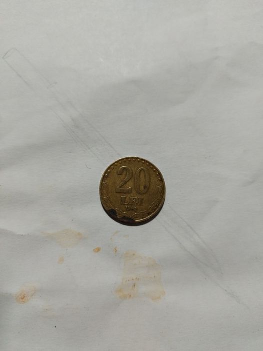Vând moneda de 20 lei anul 1992