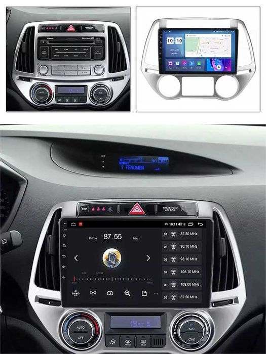 Navigatie Android 14 Hyundai i20 2012-2014 1/8 Gb Waze CarPlay +CAMERA