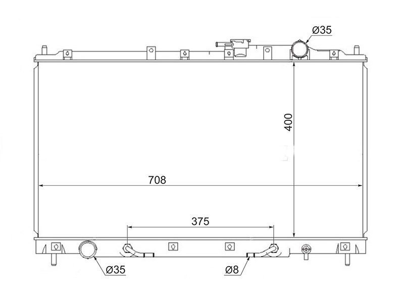 Радиатор основной водяной
