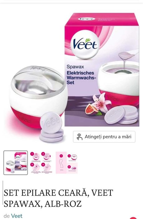 Aparat epilat/ ceară Veet