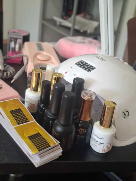 SET COMPLET MANICHIURĂ / NAIL TECH – ideal pentru începătoare sau salon