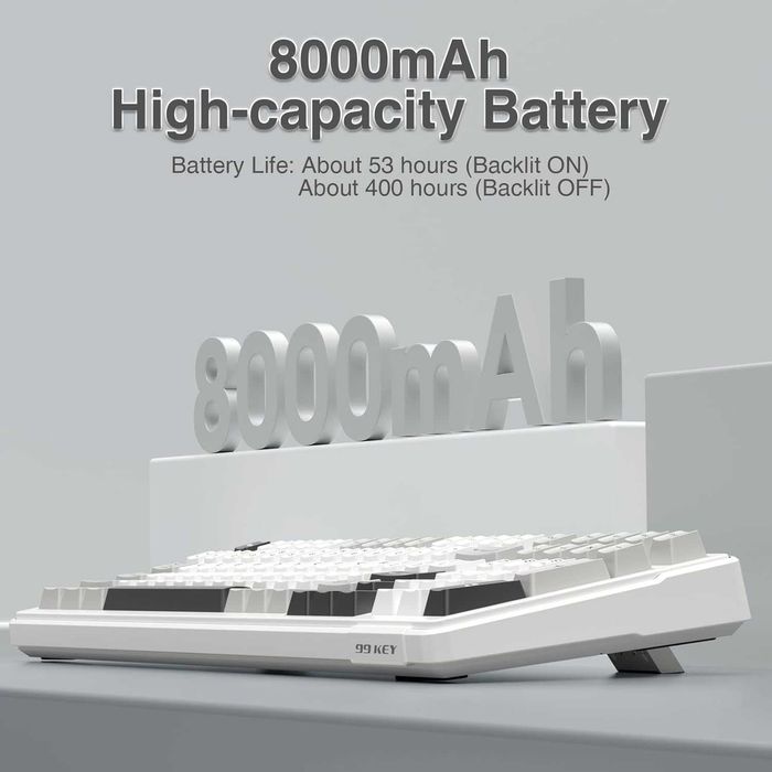 Механична клавиатура AULA F99 Wireless 99 Keys RGB