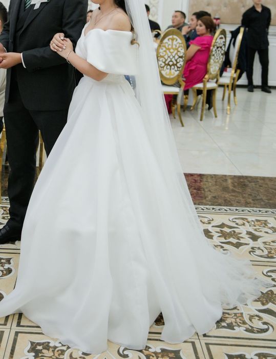 Нежное свадебное платье