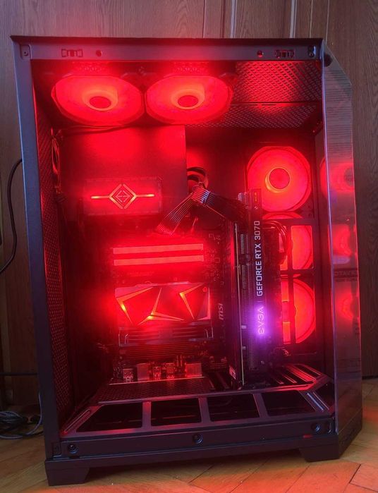 Геймърски компютър Ryzen 5 7500f, GeForce RTX 3070 , 16gb ddr5, 1tb nvme