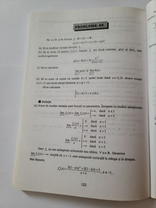 Analiza matematica- probleme rezolvate si comentate