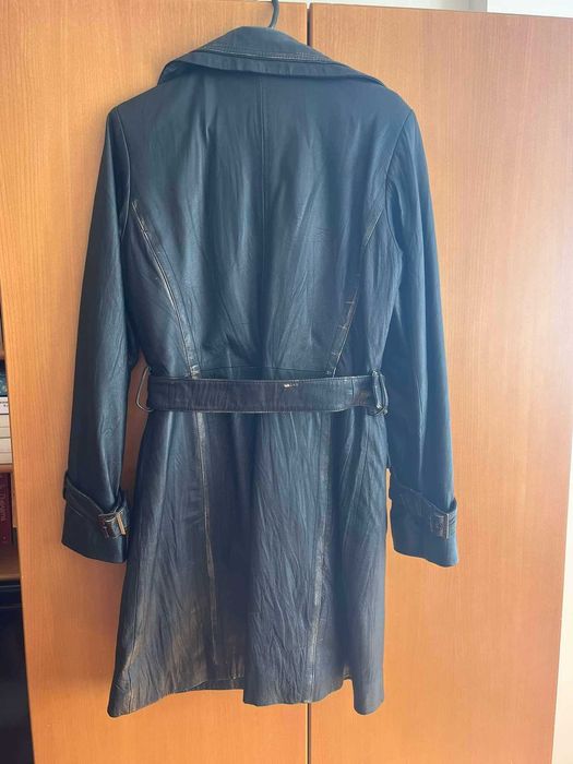 Кожено палто от телешка кожа