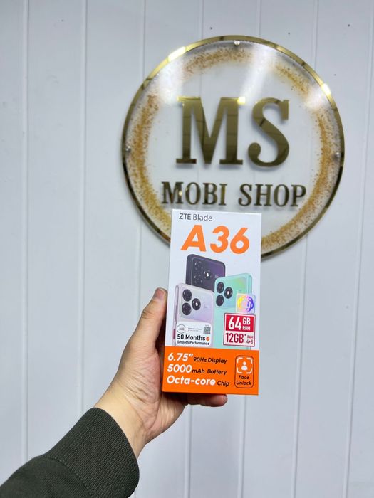 ZTE Blade A36 4/64 - новый смартфон | запечатан | гарантия | Алматы