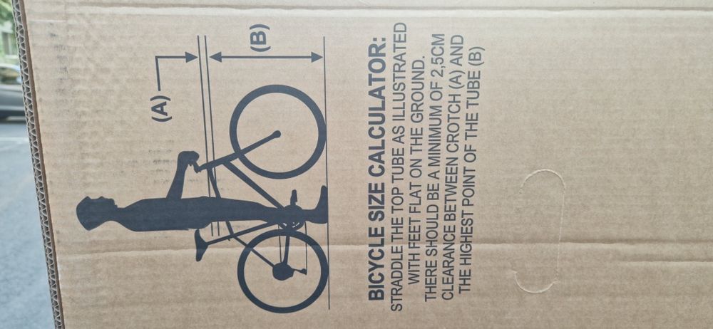 Bicicletă DHS Citadinne Noua Două buc 
Bicicleta a fost montată