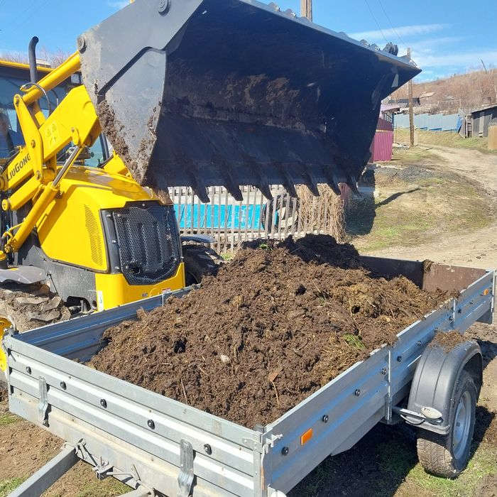 ЧЕРНОЗЕМ, НАВОЗ, доставка прицепом или  ковшом