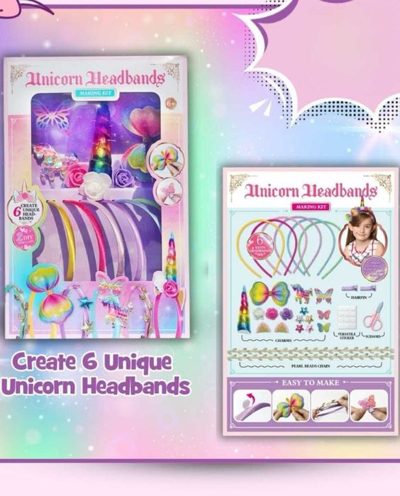 Комплект еднорог диадеми за глава