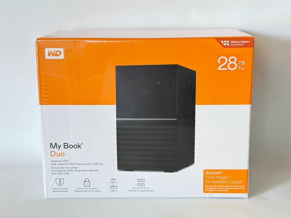 HDD Western Digital EHDD 28TB WD 3.5" MY BOOK DUO BK