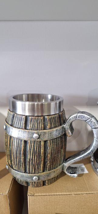 Нова Метална Халба -Чаша с Дръжка - 560мл Къмпинг