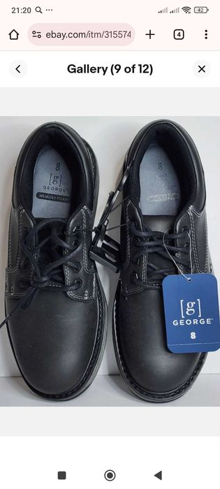 Продам новые ботинки от бренда George, привезли с США, размер 42 и 43