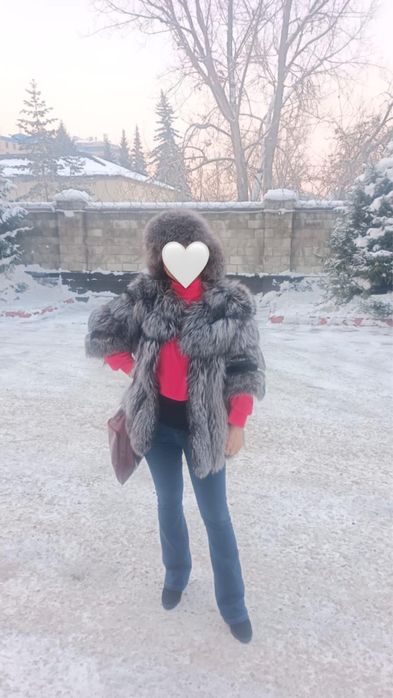 Полушубок из чернобурки