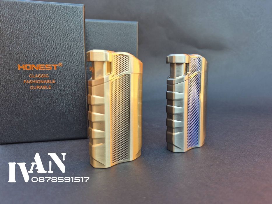 Запалка за пури Honest-троен джет (два цвята)