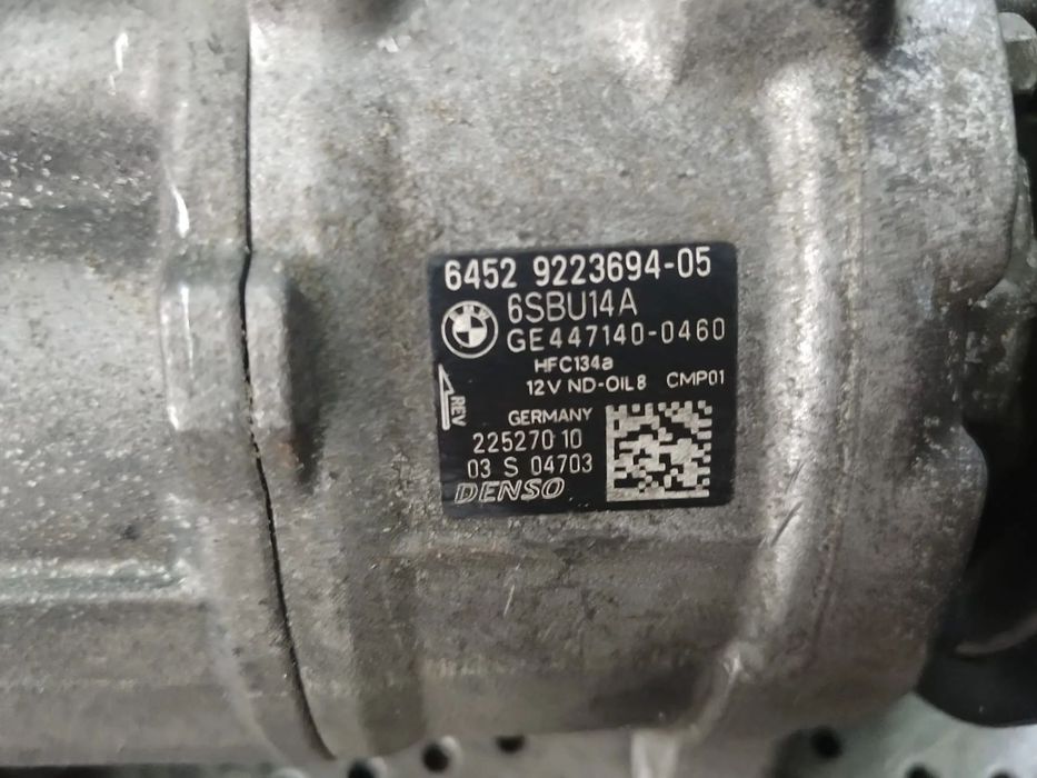 compresor clima ac 2.0 d b47d20d  bmw seria 5 f10 f11  6452-9223694-05 447140-0460  22517010