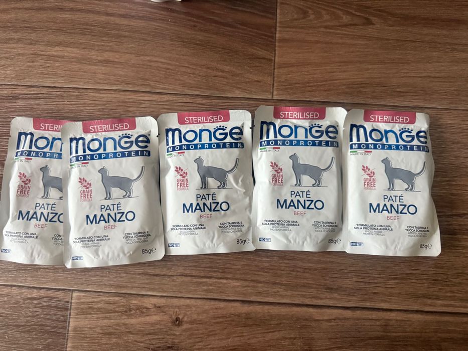 Корм для кошек Monge beef