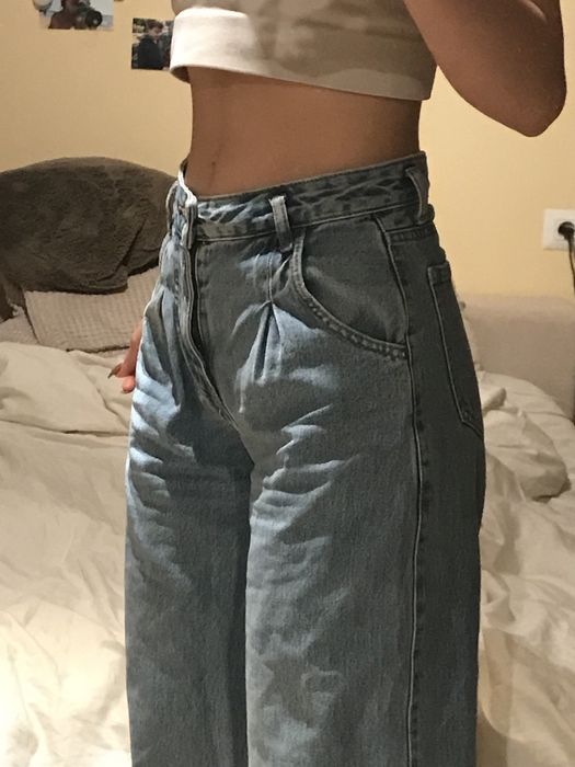 Blugi baloon albastri