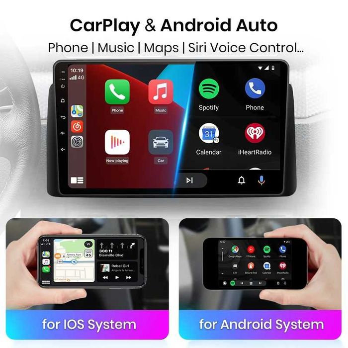 Navigatie Android Seat Ibiza Android , Carplay Android Auto + Camera