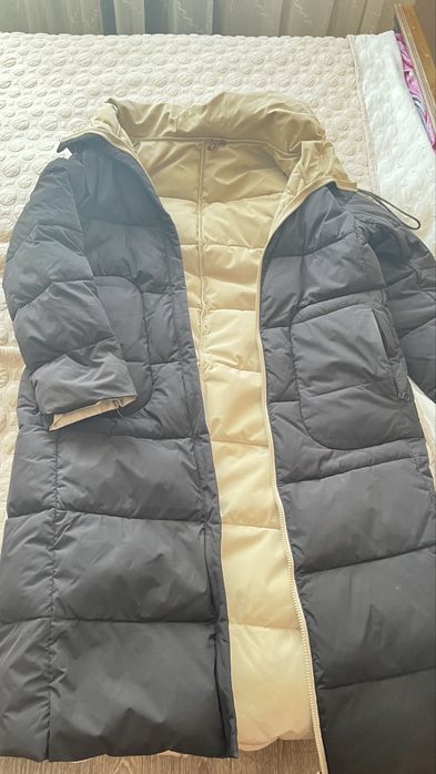 Пуховик зима двустороний