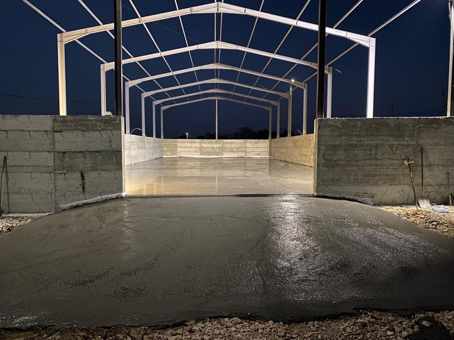 Hala pe structura metalica pentru depozitare cereale