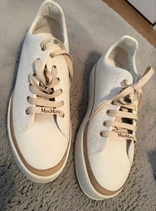 Max Mara Sneakers Tuner alb, noi, 38 1/2