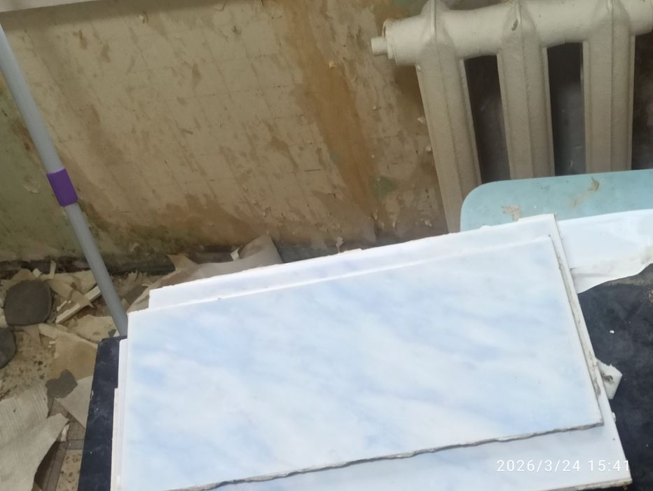 Кафель голубого цвета