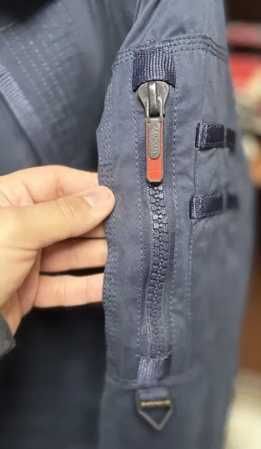 Geaca Superdry Marime L Albastru-Gluga-Foarte Caldursa-Stare F Buna-OK