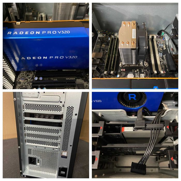 Lenovo P520 Xeon W-2123, 32GB DDR4, AMD Pro GPU, 512GB SSD workstation