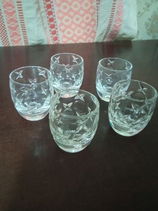 Винтажные стопки хрустальные  советские