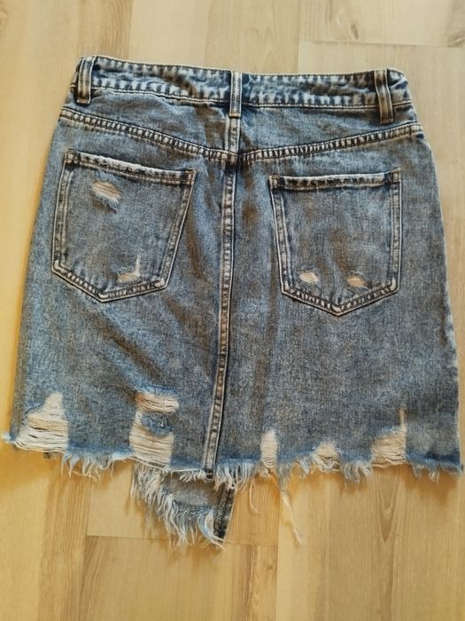 Дънкова пола асиметрична