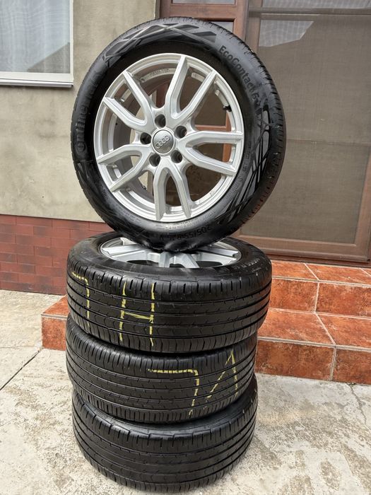 Jante 5x112 audi, skoda, vw , seat 205/55/16 anvelope vara 2023