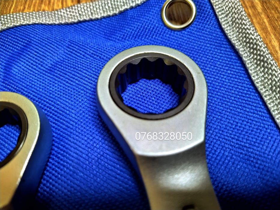 Set 7 Chei Combinate YOFE Profesionale cu Clichet 8-19mm