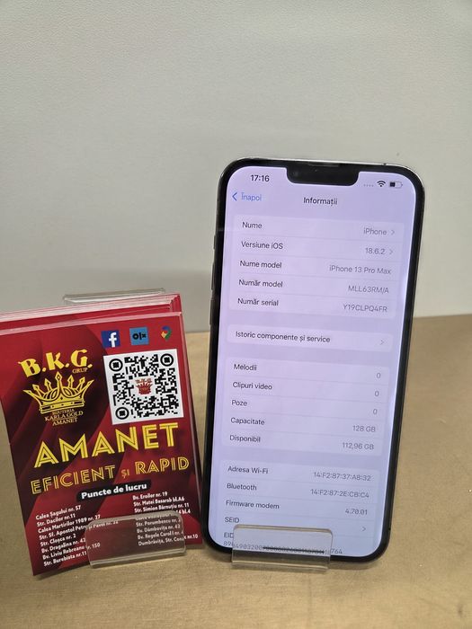 Iphone 13 Pro Max 128gb Amanet BKG