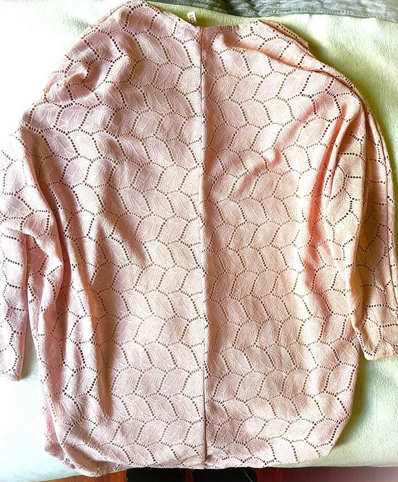 Cardigan Subtire si Lejer H&M din Dantela Roz Fara Inchidere