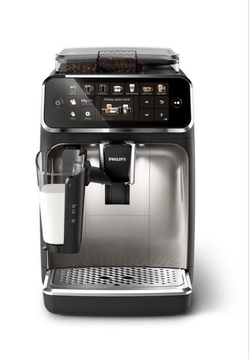 Нова Philips 5400 LatteGo EP5447/90 гаранция до 2028