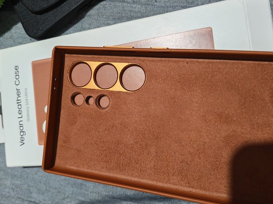 2 Huse  Samsung Galaxy s24 ultra am si folie sticla