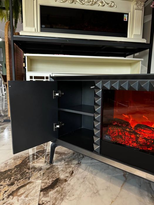 Электрокамины под ТВ