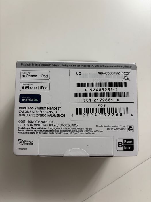 Слушалки SONY WF-C500