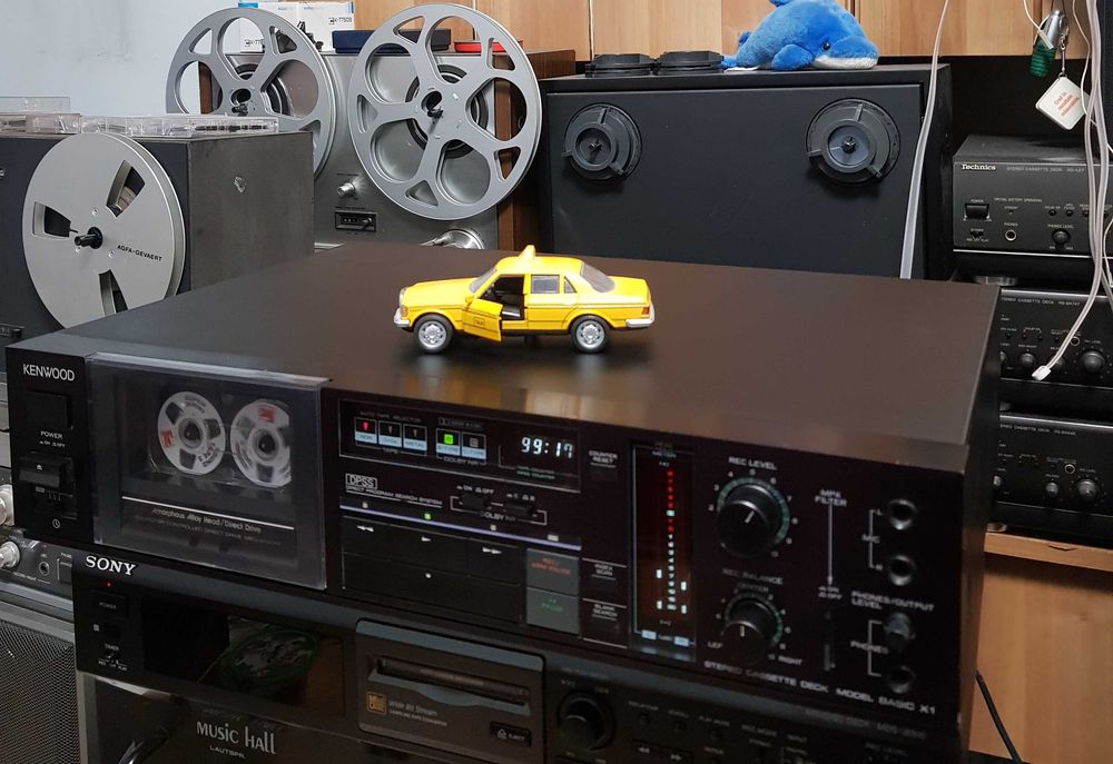 Casetofon Deck Audio Stereo Vintage KENWOOD BASIC X1  (Made in Japan)