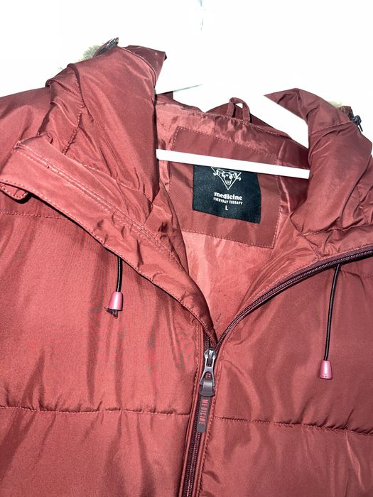 Geaca de iarna de barbati burgundy