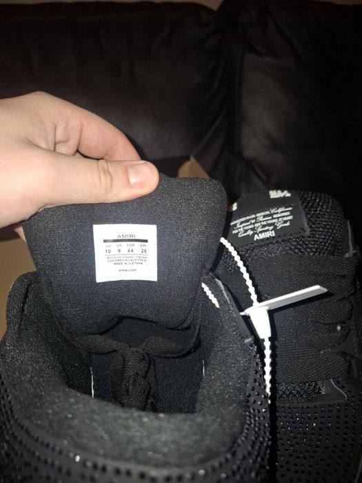 Vand Amiri MA 1 Full negri cu pietricele/All Black Rhinestones noi