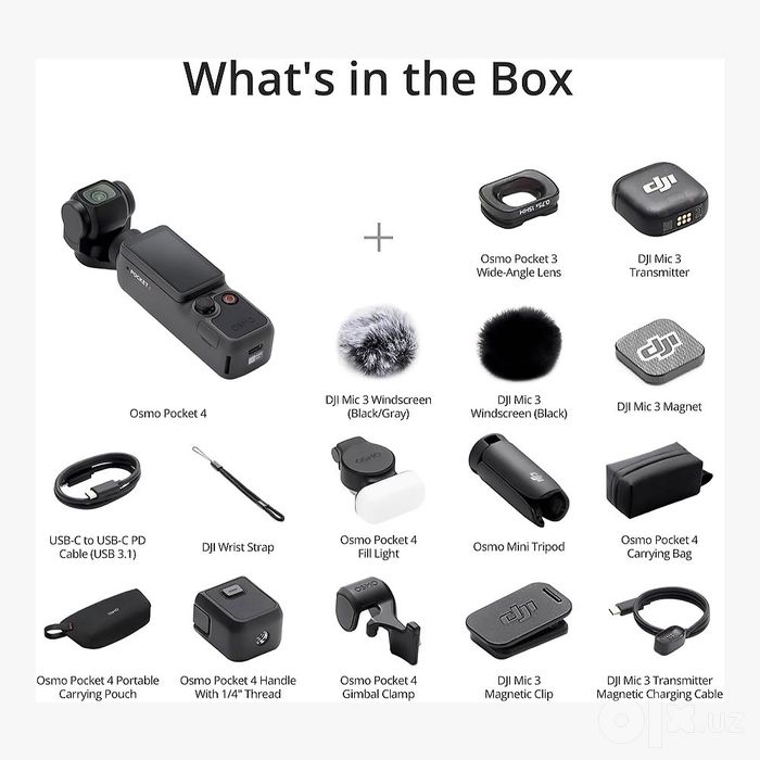 Dji Osmo Pocket 4 Creator Combo New 2026