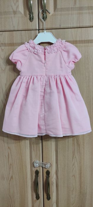 Rochie roz cu fundita