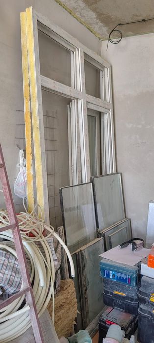 Витражные двери на балкон