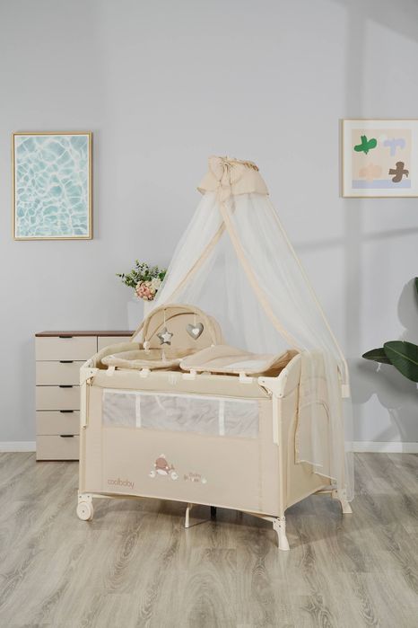 Новый детский кровать манеж+Люлька+пеленальный столик