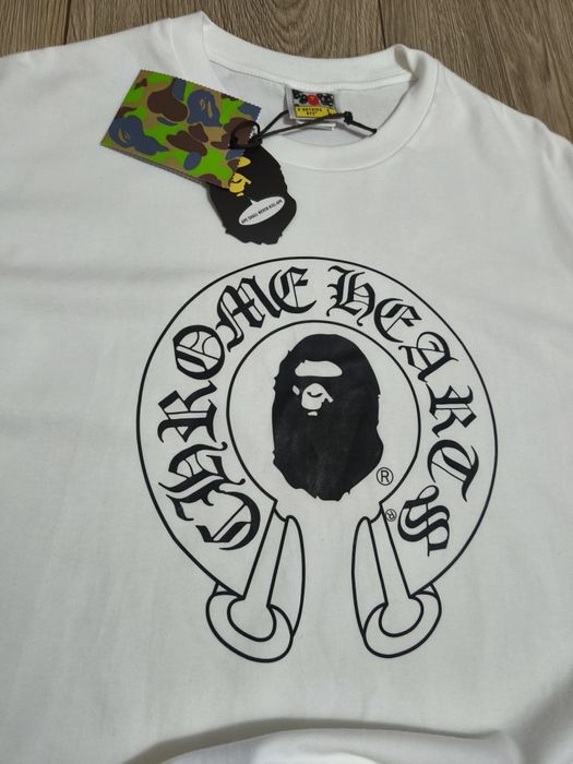 Tricou Bape și Chrome Hearts